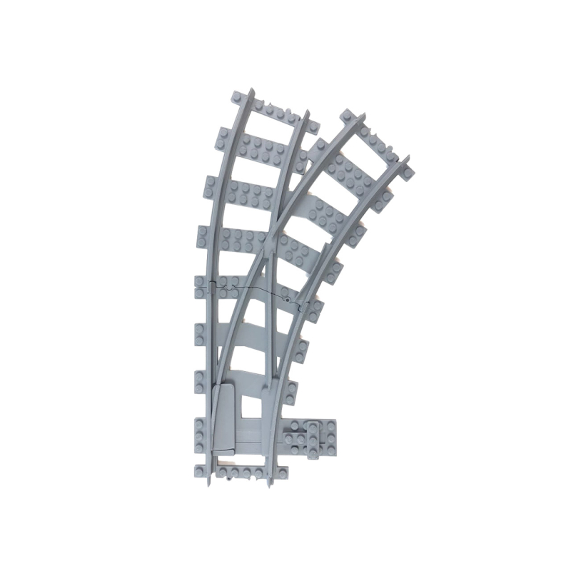 Wissel in bocht Rechts 90 graden R40